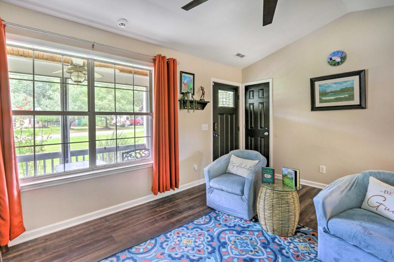 Peaceful Beaufort Home With Front Porch And Grill Bagian luar foto