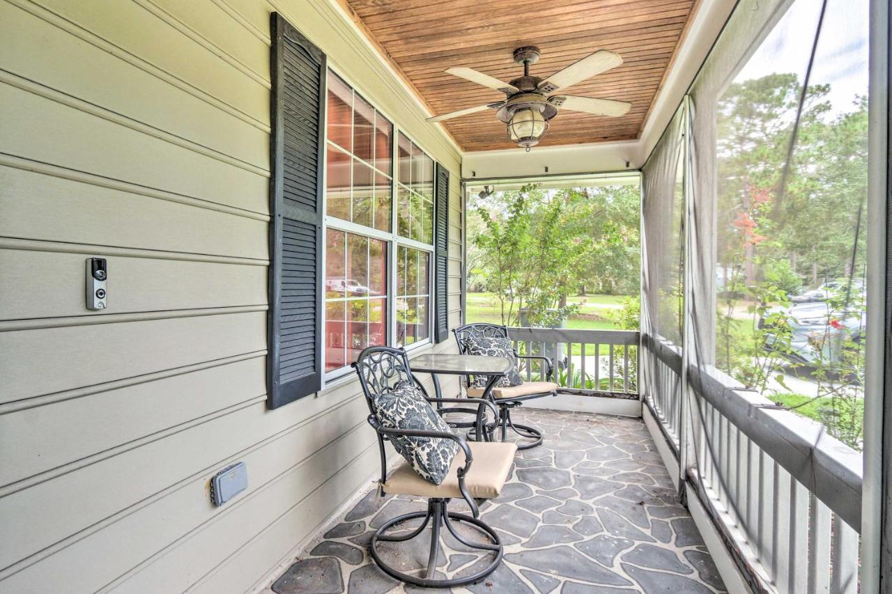 Peaceful Beaufort Home With Front Porch And Grill Bagian luar foto